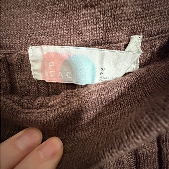 Free People Veda Sweater Co-Ord Set in Brown size Small NWT - Picture 12 of 13